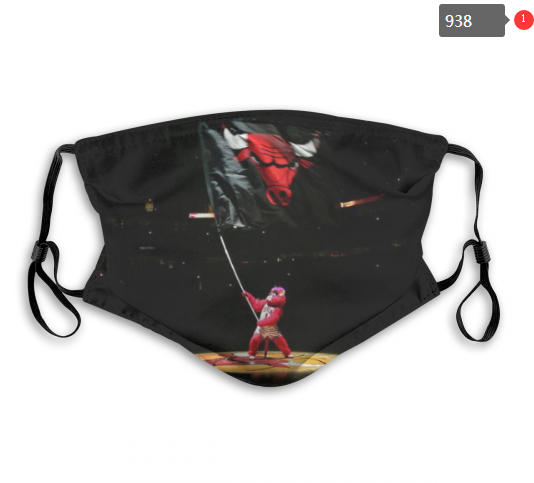 NBA Chicago Bulls #19 Dust mask with filter->nba dust mask->Sports Accessory